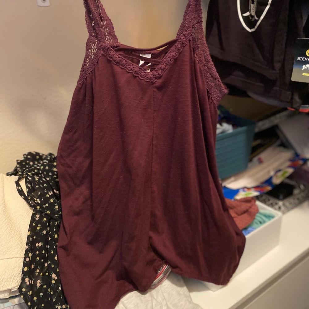 Purple tank
